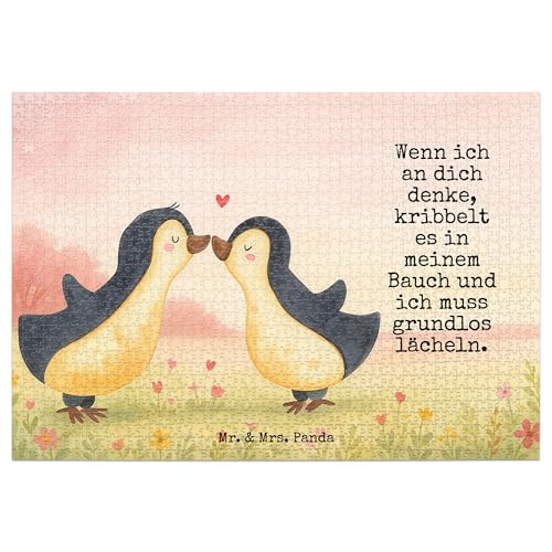 Mr. & Mrs. Panda Puzzle Pinguine Kuss Design 1500 Teile - Geschenk, Geschenk für Partner, Liebesbeweis, Valentinstag, Liebesgeschenk, Liebe, Mr. & Mrs. Panda Puzzle Pinguine Kuss Design 1500 Teile - Geschenk, Geschenk für Partner, Liebesbeweis, Valentinstag, Liebesgeschenk, Liebe, von Mr. & Mrs. Panda