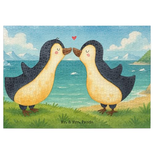 Mr. & Mrs. Panda Puzzle Pinguine Kuss Design 1500 Teile - Geschenk, für Männer, Liebesgeschenk, Hocheitstag, für Ehemann, Freund, Verlobung, Geschenk Mr. & Mrs. Panda Puzzle Pinguine Kuss Design 1500 Teile - Geschenk, für Männer, Liebesgeschenk, Hocheitstag, für Ehemann, Freund, Verlobung, Geschenk von Mr. & Mrs. Panda