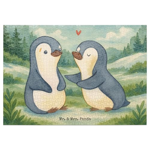 Mr. & Mrs. Panda Puzzle Pinguine trösten Design 1500 Teile - Geschenk, Geschenk für Frauen, Jahrestag, Freundin, Liebe, Valentinstag, Partner, für Mr. & Mrs. Panda Puzzle Pinguine trösten Design 1500 Teile - Geschenk, Geschenk für Frauen, Jahrestag, Freundin, Liebe, Valentinstag, Partner, für von Mr. & Mrs. Panda