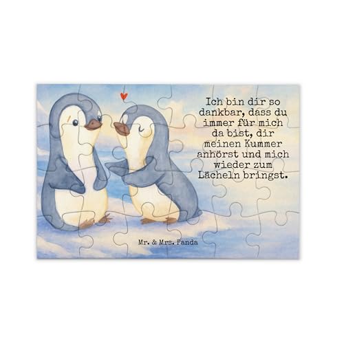 Mr. & Mrs. Panda Puzzle Pinguine trösten Design 24 Teile - Geschenk, Geschenk für Partner, Verlobung, Geschenk für Freundin, Liebe, Valentinstag, Mr. & Mrs. Panda Puzzle Pinguine trösten Design 24 Teile - Geschenk, Geschenk für Partner, Verlobung, Geschenk für Freundin, Liebe, Valentinstag, von Mr. & Mrs. Panda