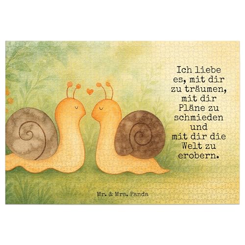 Mr. & Mrs. Panda Puzzle Schnecken Liebe Design 1500 Teile - Geschenk, verliebt, Partner, Freund, Heiratsantrag, Paar, Ehefrau Mr. & Mrs. Panda Puzzle Schnecken Liebe Design 1500 Teile - Geschenk, verliebt, Partner, Freund, Heiratsantrag, Paar, Ehefrau von Mr. & Mrs. Panda