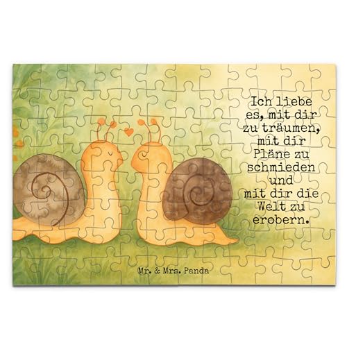 Mr. & Mrs. Panda Puzzle Schnecken Liebe Design 96 Teile - Geschenk, Verlobung, Pärchen, Jahrestag, Ehemann Mr. & Mrs. Panda Puzzle Schnecken Liebe Design 96 Teile - Geschenk, Verlobung, Pärchen, Jahrestag, Ehemann von Mr. & Mrs. Panda