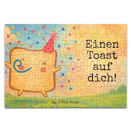 Mr. & Mrs. Panda Puzzle Toast Party Design 96 Teile - Geschenk, Valentinstag, Freund, Geschenk für Partner, Geschenk für Freundin, Heiratsantrag, von Mr. & Mrs. Panda