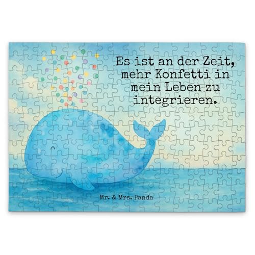 Mr. & Mrs. Panda Puzzle Wal Konfetti Design 192 Teile - Geschenk, Neustart, Meerestiere, Urlaub, Meer, Neuanfang, Wale Mr. & Mrs. Panda Puzzle Wal Konfetti Design 192 Teile - Geschenk, Neustart, Meerestiere, Urlaub, Meer, Neuanfang, Wale von Mr. & Mrs. Panda