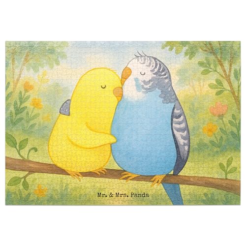 Mr. & Mrs. Panda Puzzle Wellensittich Liebe Design 1500 Teile - Geschenk, glücklich, Vögel, Kuscheln, Jahrestag, Heiratsantrag, Nähe, Umarmung, Mr. & Mrs. Panda Puzzle Wellensittich Liebe Design 1500 Teile - Geschenk, glücklich, Vögel, Kuscheln, Jahrestag, Heiratsantrag, Nähe, Umarmung, von Mr. & Mrs. Panda