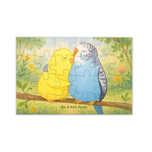 Mr. & Mrs. Panda Puzzle Wellensittich Liebe Design 24 Teile - Geschenk, verliebt, Vögel, Jahrestag, Vertrauen, Nähe, Verlobung, Kuscheln, Umarmung, Mr. & Mrs. Panda Puzzle Wellensittich Liebe Design 24 Teile - Geschenk, verliebt, Vögel, Jahrestag, Vertrauen, Nähe, Verlobung, Kuscheln, Umarmung, von Mr. & Mrs. Panda