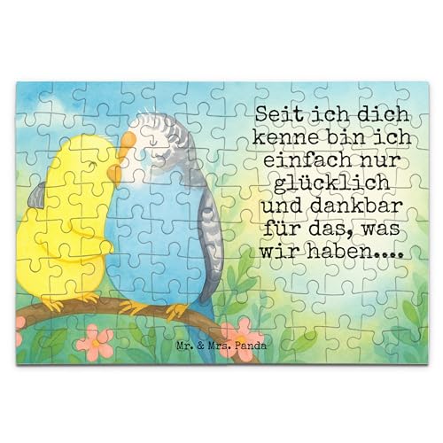 Mr. & Mrs. Panda Puzzle Wellensittich Liebe Design 96 Teile - Geschenk, Kuscheln, Umarmung, Umarmen, Hocheitstag, Jahrestag, Vögel, Liebesgeschenk, Mr. & Mrs. Panda Puzzle Wellensittich Liebe Design 96 Teile - Geschenk, Kuscheln, Umarmung, Umarmen, Hocheitstag, Jahrestag, Vögel, Liebesgeschenk, von Mr. & Mrs. Panda