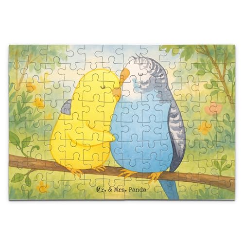 Mr. & Mrs. Panda Puzzle Wellensittich Liebe Design 96 Teile - Geschenk, Umarmen, Liebesgeschenk, Freundin, Kuscheln, Vögel, Nähe, Hocheitstag, Mr. & Mrs. Panda Puzzle Wellensittich Liebe Design 96 Teile - Geschenk, Umarmen, Liebesgeschenk, Freundin, Kuscheln, Vögel, Nähe, Hocheitstag, von Mr. & Mrs. Panda