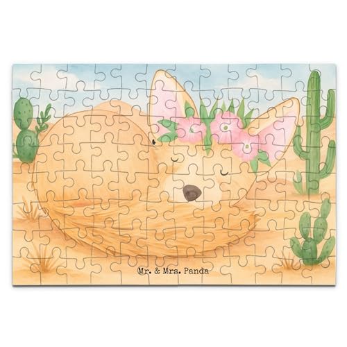 Mr. & Mrs. Panda Puzzle Wüstenfuchs Blumen Design 96 Teile - Geschenk, Glücklich, Afrika, Wildtiere Mr. & Mrs. Panda Puzzle Wüstenfuchs Blumen Design 96 Teile - Geschenk, Glücklich, Afrika, Wildtiere von Mr. & Mrs. Panda