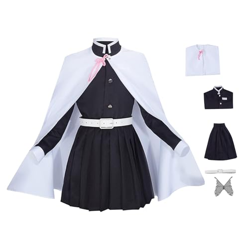 Anime Tsuyuri Kanao Mädchen Cape Uniform Kleid Cosplay Für Erwachsene Frauen Männer Kimetsu Schmetterling Haar Zubehör Kimono Kostüme von Mr.LQ