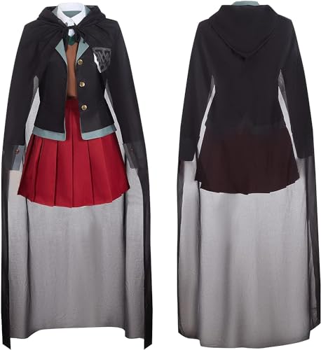 Yumeno Himiko Cosplay Kostüm Erwachsene Zauberer Uniform Männer Frauen Outfit Mit Schwarzem Hut Umhang von Mr.LQ