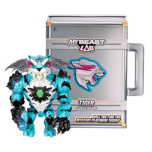 MRBEAST LAB – Collector-Figur – Apex-Sammelfigur Tiger; 15,8 cm groß; extrem detailliert; Premium-Verpackung; 13 bewegliche Gelenke und starker Kiefer; 2 zum Sammeln MRBEAST LAB – Collector-Figur – Apex-Sammelfigur Tiger; 15,8 cm groß; extrem detailliert; Premium-Verpackung; 13 bewegliche Gelenke und starker Kiefer; 2 zum Sammeln von MRBEAST LAB