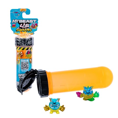 MrBeast Swarms Test Tube 2er-Pack, Schwärme mit 2 Charakteren, Wasser hinzufügen, schütteln und enthüllen, Sammelspielzeug, ab 5 Jahren, BTR08000 MrBeast Swarms Test Tube 2er-Pack, Schwärme mit 2 Charakteren, Wasser hinzufügen, schütteln und enthüllen, Sammelspielzeug, ab 5 Jahren, BTR08000 von MrBeast