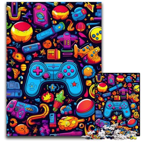 1000-teiliges Puzzle, Farbspiel, Papp-Puzzles für Erwachsene, anspruchsvolles DIY-Denkspiel, perfektes Familienspiel oder dekoratives Geschenk, 26x38cm/10,23x14,96 Zoll 1000-teiliges Puzzle, Farbspiel, Papp-Puzzles für Erwachsene, anspruchsvolles DIY-Denkspiel, perfektes Familienspiel oder dekoratives Geschenk, 26x38cm/10,23x14,96 Zoll von MrChunlong