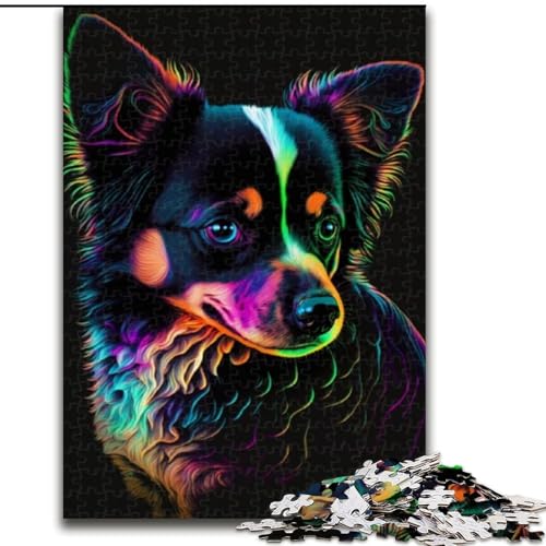 1000-teiliges Puzzle, Tierwolf-Puzzle aus Holz, interaktives Familienspiel, Denksport-Geschenk, Lernspielzeug, 1000 Teile(50x75cm) von MrChunlong