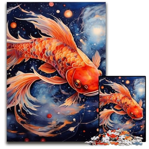1000-teiliges Puzzle, farbenfrohe Kunst, Koi-Holzpuzzle, zum Entspannen und Herausfordern, farbenfrohe Kunst zur Heimdekoration, Freunde, 50x75cm/19,68x29,52 Zoll 1000-teiliges Puzzle, farbenfrohe Kunst, Koi-Holzpuzzle, zum Entspannen und Herausfordern, farbenfrohe Kunst zur Heimdekoration, Freunde, 50x75cm/19,68x29,52 Zoll von MrChunlong