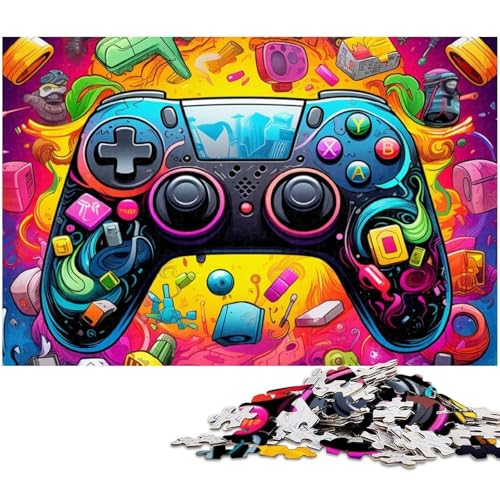 1000-teiliges Puzzle, farbenfrohes Gamepad-Puzzle, anspruchsvolles Denkspiel für Teenager, unterhaltsames interaktives Spiel für die ganze Familie, 26x38cm/10,23x14,96 Zoll 1000-teiliges Puzzle, farbenfrohes Gamepad-Puzzle, anspruchsvolles Denkspiel für Teenager, unterhaltsames interaktives Spiel für die ganze Familie, 26x38cm/10,23x14,96 Zoll von MrChunlong