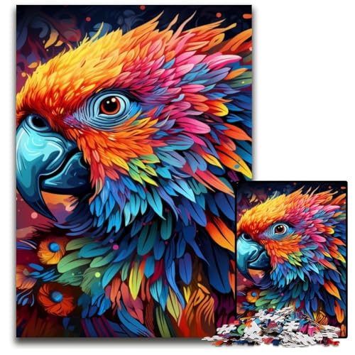 1000-teiliges Puzzle, farbenfrohes Papageien-Puzzle, anspruchsvolles Denkspiel für Teenager, unterhaltsames interaktives Spiel für die ganze Familie, 50x75cm/19,68x29,52 Zoll 1000-teiliges Puzzle, farbenfrohes Papageien-Puzzle, anspruchsvolles Denkspiel für Teenager, unterhaltsames interaktives Spiel für die ganze Familie, 50x75cm/19,68x29,52 Zoll von MrChunlong