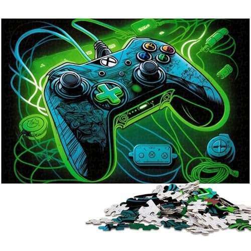 1000-teiliges Puzzle, neongrün, anspruchsvolles Denkspiel für Teenager, interaktives Familienspiel, 50x75cm/19,68x29,52 Zoll 1000-teiliges Puzzle, neongrün, anspruchsvolles Denkspiel für Teenager, interaktives Familienspiel, 50x75cm/19,68x29,52 Zoll von MrChunlong
