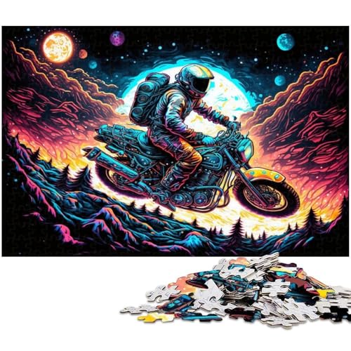 1000-teiliges Puzzle „Astronaut“ aus Pappe. Entspannen und herausfordern, farbenfrohe Kunst zur Heimdekoration, Freunde, 26x38cm/10,23x14,96 Zoll 1000-teiliges Puzzle „Astronaut“ aus Pappe. Entspannen und herausfordern, farbenfrohe Kunst zur Heimdekoration, Freunde, 26x38cm/10,23x14,96 Zoll von MrChunlong