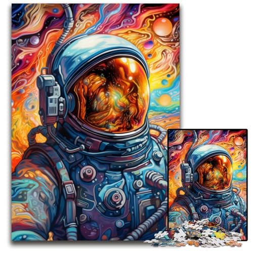 1000-teiliges Puzzle „Astronauten-Puzzle“, anspruchsvolles Denkspiel für Teenager, unterhaltsames interaktives Spiel für die ganze Familie, 26x38cm/10,23x14,96 Zoll von MrChunlong