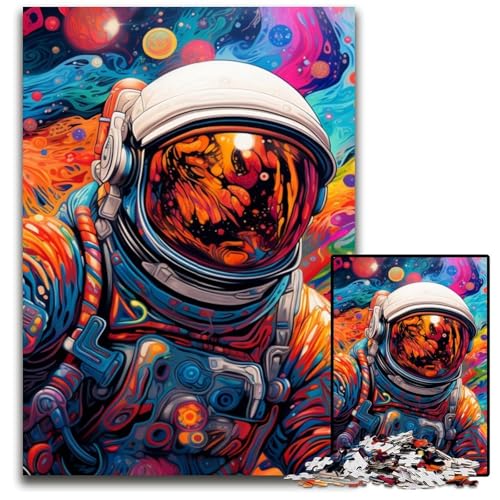 1000-teiliges Puzzle „Astronauten-Puzzle“, anspruchsvolles Denkspiel für Teenager, unterhaltsames interaktives Spiel für die ganze Familie, 50x75cm/19,68x29,52 Zoll von MrChunlong