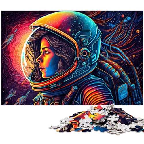 1000-teiliges Puzzle „Astronauten-Puzzle“, anspruchsvolles Denkspiel für Teenager, unterhaltsames interaktives Spiel für die ganze Familie, 50x75cm/19,68x29,52 Zoll von MrChunlong