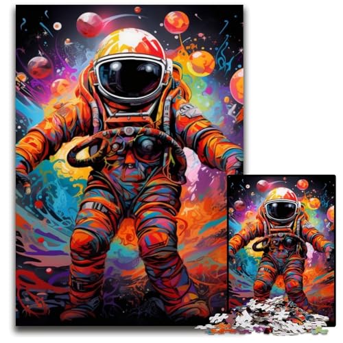 1000-teiliges Puzzle „Astronauten-Puzzle“, anspruchsvolles Denkspiel für Teenager, unterhaltsames interaktives Spiel für die ganze Familie, 50x75cm/19,68x29,52 Zoll von MrChunlong