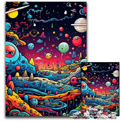 1000-teiliges Puzzle „Galaxie und Planet“, anspruchsvolles Denkspiel für Teenager, interaktives Familienspiel, 26x38cm/10,23x14,96 Zoll 1000-teiliges Puzzle „Galaxie und Planet“, anspruchsvolles Denkspiel für Teenager, interaktives Familienspiel, 26x38cm/10,23x14,96 Zoll von MrChunlong