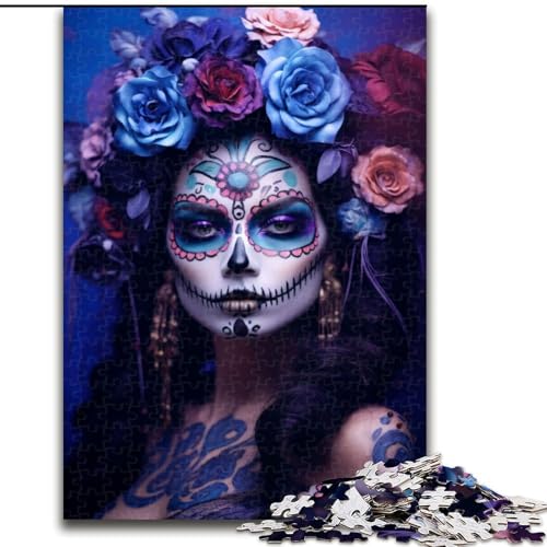 1000-teiliges Puzzle Blue Skies of The Dead aus Holz, interaktives Familienspiel, Denksportgeschenk, Lernspielzeug, 1000 Teile(50x75cm) von MrChunlong