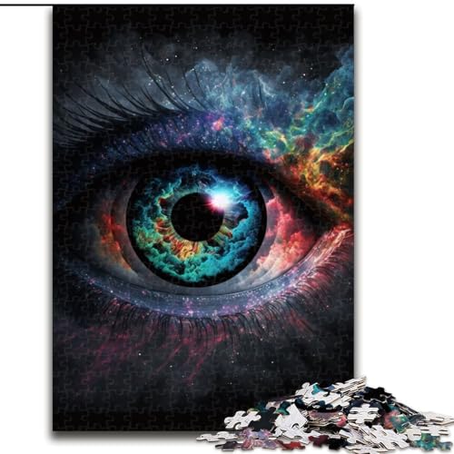 1000-teiliges Puzzle Die Kunst des Auges, Puzzle aus Holz, interaktives Familienspiel, Denksportgeschenk, Lernspielzeug, 1000 Teile(50x75cm) von MrChunlong