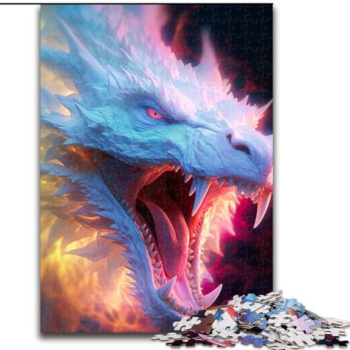 1000-teiliges Puzzle Dragons Quest aus Pappe, interaktives Familienspiel, Denksport-Geschenk, Lernspielzeug, 1000 Teile(26x38cm) von MrChunlong