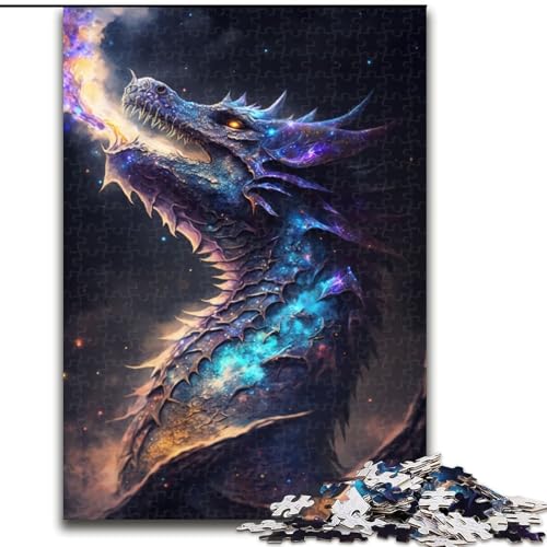1000-teiliges Puzzle Elder Dragons Cosmic Reign aus Holz, interaktives Familienspiel, Denksportgeschenk, Lernspielzeug, 1000 Teile(50x75cm) von MrChunlong