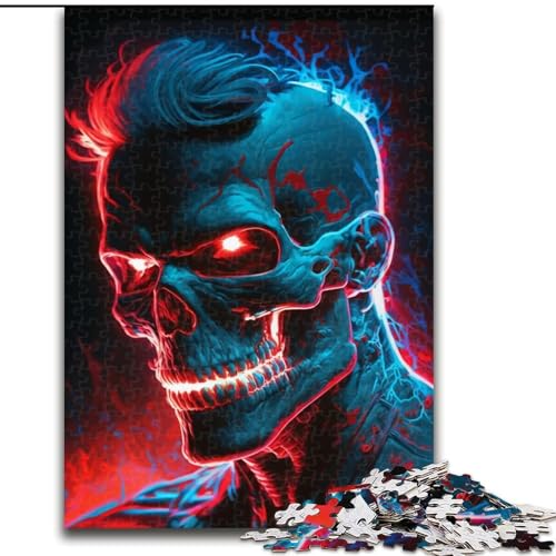 1000-teiliges Puzzle MSuperhelden-Skelett-Puzzle aus Pappe, interaktives Familienspiel, Denksport-Geschenk, Lernspielzeug 1000 Teile(26x38cm) von MrChunlong