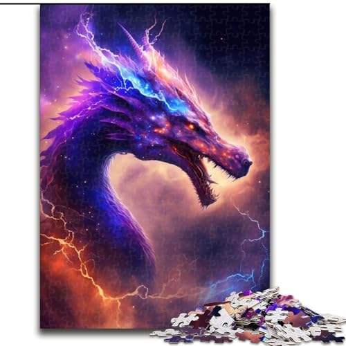 1000-teiliges Puzzle Star Dragon Puzzle aus Pappe, interaktives Familienspiel, Denksportgeschenk, Lernspielzeug 1000 Stück(26x38cm) von MrChunlong