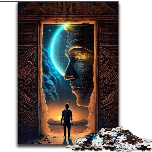 1000-teiliges Puzzle The Gatekeeper aus Pappe, interaktives Familienspiel, Denksport-Geschenk, Lernspielzeug, 1000 Teile(26x38cm) von MrChunlong