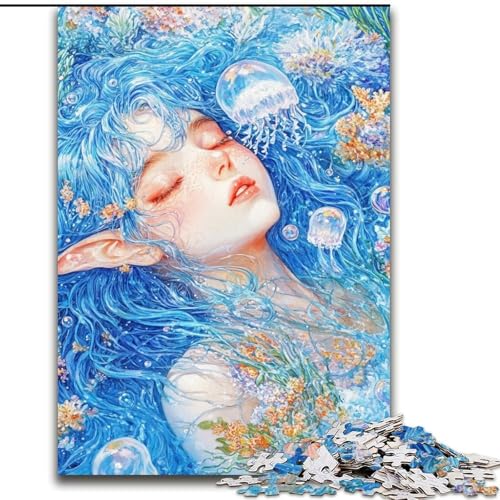 1000-teiliges Puzzle für Erwachsene, Anime-Mädchen, Lernspielzeug, Familienspiele, einzigartige Geburtstags- und Geschenkideen (Größe 26x38cm) von MrChunlong