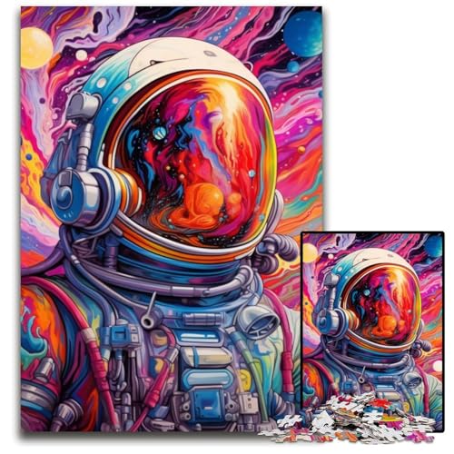 1000-teiliges Puzzle für Erwachsene, Astronauten-Puzzle für Erwachsene, perfekt für Halloween, Weihnachten, Geburtstagsgeschenk, 26x38cm/10,23x14,96 Zoll 1000-teiliges Puzzle für Erwachsene, Astronauten-Puzzle für Erwachsene, perfekt für Halloween, Weihnachten, Geburtstagsgeschenk, 26x38cm/10,23x14,96 Zoll von MrChunlong