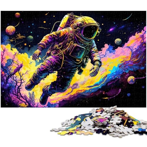 1000-teiliges Puzzle für Erwachsene, Astronauten-Puzzle für Erwachsene, perfekt für Halloween, Weihnachten, Geburtstagsgeschenk, 26x38cm/10,23x14,96 Zoll 1000-teiliges Puzzle für Erwachsene, Astronauten-Puzzle für Erwachsene, perfekt für Halloween, Weihnachten, Geburtstagsgeschenk, 26x38cm/10,23x14,96 Zoll von MrChunlong