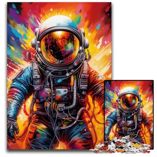 1000-teiliges Puzzle für Erwachsene, Astronauten-Puzzle für Erwachsene, perfekt für Halloween, Weihnachten, Geburtstagsgeschenk, 26x38cm/10,23x14,96 Zoll 1000-teiliges Puzzle für Erwachsene, Astronauten-Puzzle für Erwachsene, perfekt für Halloween, Weihnachten, Geburtstagsgeschenk, 26x38cm/10,23x14,96 Zoll von MrChunlong