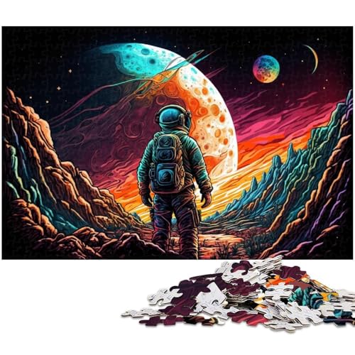 1000-teiliges Puzzle für Erwachsene, Astronauten-Puzzle für Erwachsene, perfekt für Halloween, Weihnachten, Geburtstagsgeschenk, 50x75cm/19,68x29,52 Zoll 1000-teiliges Puzzle für Erwachsene, Astronauten-Puzzle für Erwachsene, perfekt für Halloween, Weihnachten, Geburtstagsgeschenk, 50x75cm/19,68x29,52 Zoll von MrChunlong
