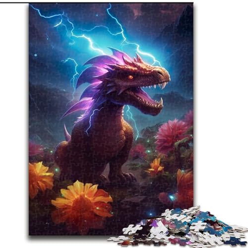 1000-teiliges Puzzle für Erwachsene, Drache im Galaxie-Puzzle, aus Pappe, mit interaktivem Familienspiel, Kinder ab 14 Jahren, 1000 Teile(26x38cm) von MrChunlong