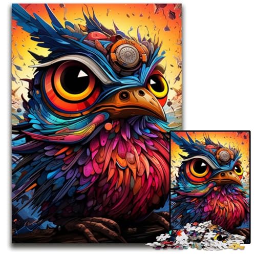 1000-teiliges Puzzle für Erwachsene, Farbvogel-Puzzle für Erwachsene, perfekt für Halloween, Weihnachten, Geburtstagsgeschenk, 26x38cm/10,23x14,96 Zoll 1000-teiliges Puzzle für Erwachsene, Farbvogel-Puzzle für Erwachsene, perfekt für Halloween, Weihnachten, Geburtstagsgeschenk, 26x38cm/10,23x14,96 Zoll von MrChunlong
