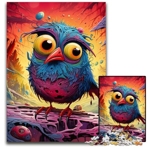 1000-teiliges Puzzle für Erwachsene, Farbvogel-Puzzles für Erwachsene, Denkspiel für Teenager, 26x38cm/10,23x14,96 Zoll 1000-teiliges Puzzle für Erwachsene, Farbvogel-Puzzles für Erwachsene, Denkspiel für Teenager, 26x38cm/10,23x14,96 Zoll von MrChunlong