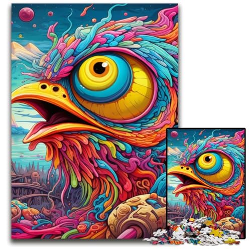 1000-teiliges Puzzle für Erwachsene, Farbvogel-Puzzles für Erwachsene, Denkspiel für Teenager, 50x75cm/19,68x29,52 Zoll 1000-teiliges Puzzle für Erwachsene, Farbvogel-Puzzles für Erwachsene, Denkspiel für Teenager, 50x75cm/19,68x29,52 Zoll von MrChunlong
