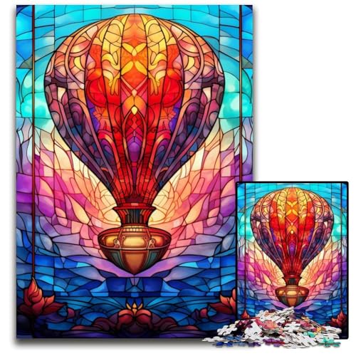 1000-teiliges Puzzle für Erwachsene, Heißluftballon-Puzzle aus Pappe, schwieriges Denkspiel für Jugendliche, 26x38cm/10,23x14,96 Zoll 1000-teiliges Puzzle für Erwachsene, Heißluftballon-Puzzle aus Pappe, schwieriges Denkspiel für Jugendliche, 26x38cm/10,23x14,96 Zoll von MrChunlong