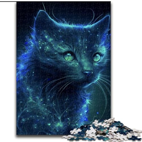 1000-teiliges Puzzle für Erwachsene, Katzenpuzzle aus Holz, anspruchsvolles Denkspiel für Teenager, Spaß für den Familienspieleabend, 1000 Teile(50x75cm) von MrChunlong