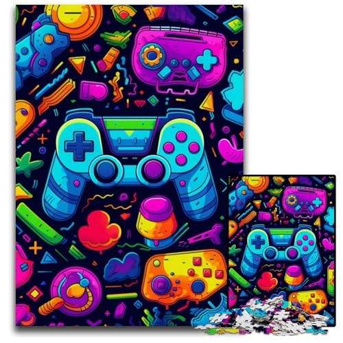 1000-teiliges Puzzle für Erwachsene, Kunstspiele, Puzzles für Erwachsene, Denkspiel für Teenager, 26x38cm/10,23x14,96 Zoll 1000-teiliges Puzzle für Erwachsene, Kunstspiele, Puzzles für Erwachsene, Denkspiel für Teenager, 26x38cm/10,23x14,96 Zoll von MrChunlong