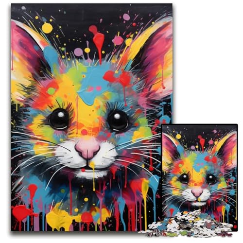1000-teiliges Puzzle für Erwachsene, Maus-Puzzles für Erwachsene, Denkspiel für Teenager, 50x75cm/19,68x29,52 Zoll 1000-teiliges Puzzle für Erwachsene, Maus-Puzzles für Erwachsene, Denkspiel für Teenager, 50x75cm/19,68x29,52 Zoll von MrChunlong