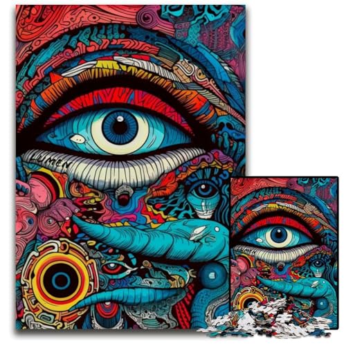 1000-teiliges Puzzle für Erwachsene, Monstergruppe, Papppuzzle, hochschwieriges Denkspiel für Teenager, 26x38cm/10,23x14,96 Zoll 1000-teiliges Puzzle für Erwachsene, Monstergruppe, Papppuzzle, hochschwieriges Denkspiel für Teenager, 26x38cm/10,23x14,96 Zoll von MrChunlong